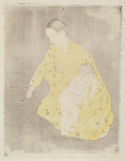ザ・バス、1890-1891年 作： Mary Cassatt