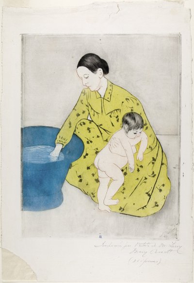 バース、1890-91 作： Mary Cassatt