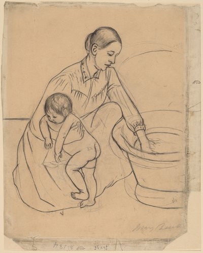 The Bath [直訳] 作： Mary Cassatt