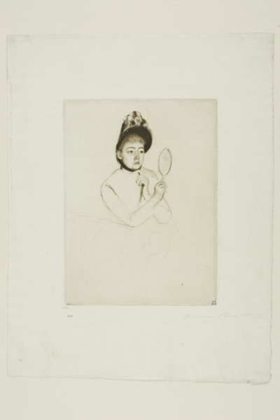 ボンネット 作： Mary Cassatt