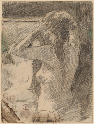 髪形 作： Mary Cassatt