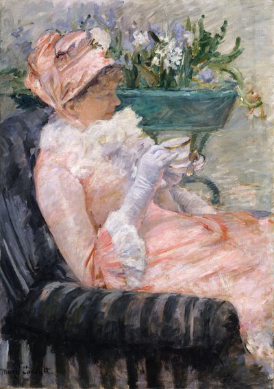 お茶のカップ、1880年頃 作： Mary Cassatt