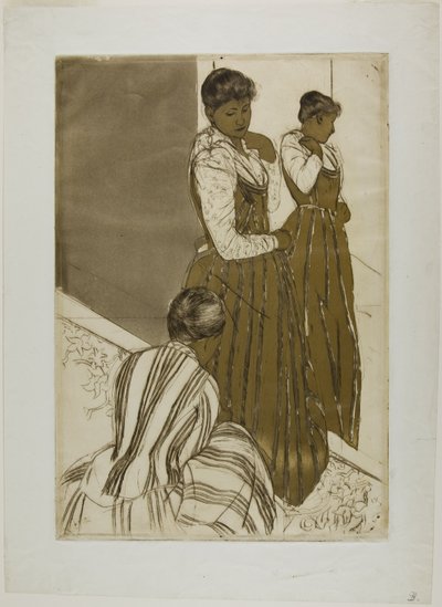 フィッティング 作： Mary Cassatt