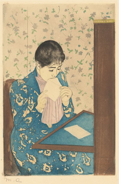 手紙 作： Mary Cassatt