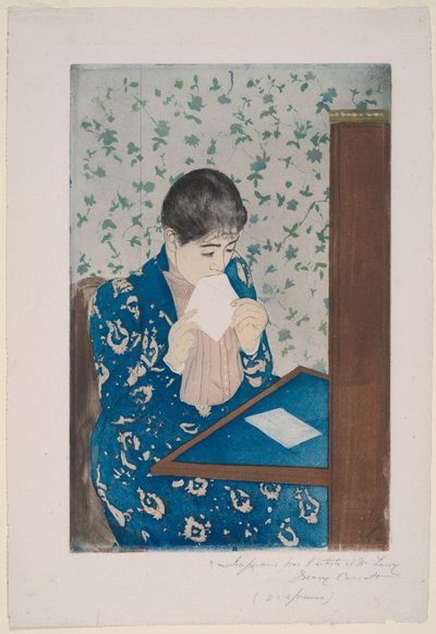 手紙 作： Mary Cassatt