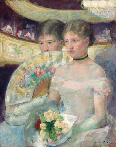 ザ・ロッジ 1878年～1880年頃 作： Mary Cassatt