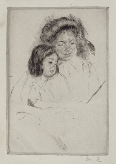 The Picture Book No.1、1901年頃。 作： Mary Cassatt