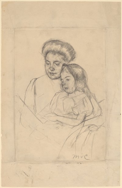 The Picture Book No.1、1901年頃。 作： Mary Cassatt