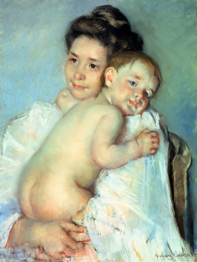 若い母親 作： Mary Cassatt