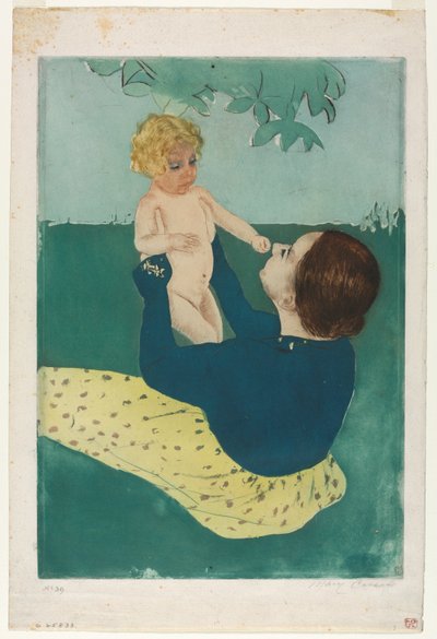 馬栗の木、1896-1897年。 作： Mary Cassatt