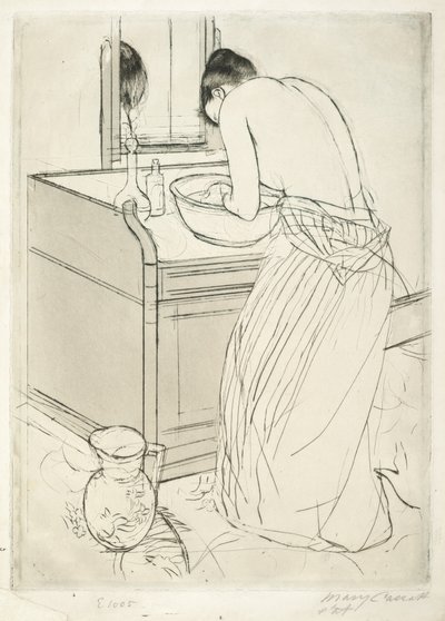 女性の入浴 作： Mary Cassatt