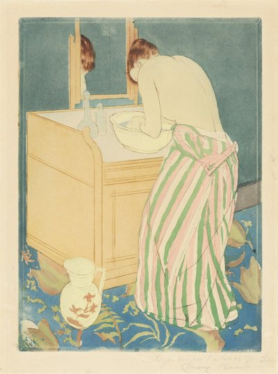 女性の入浴 作： Mary Cassatt