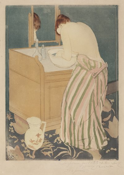 女性の入浴 作： Mary Cassatt
