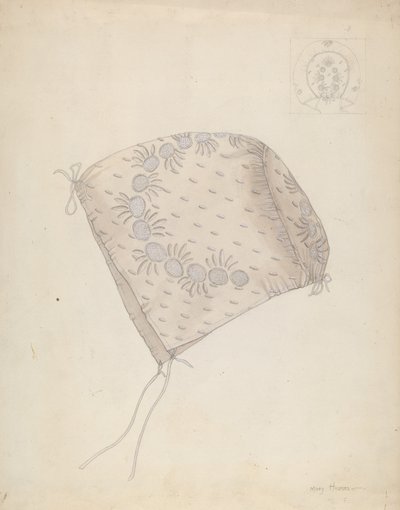 赤ちゃんの帽子、c。 1937年。 作： Mary E Humes