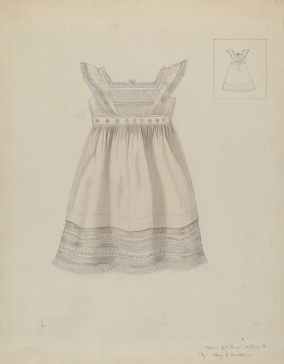 子供用ドレス、1937年頃 作： Mary E Humes