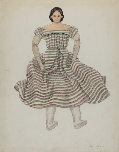 ドールとコスチューム、1937年頃 作： Mary E Humes