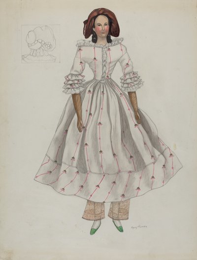 Doll, c. 1936. 作： Mary E Humes
