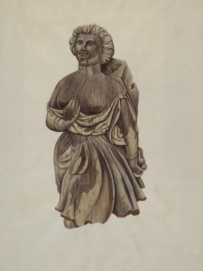 Figurehead Martha, c. 1938. 作： Mary E Humes
