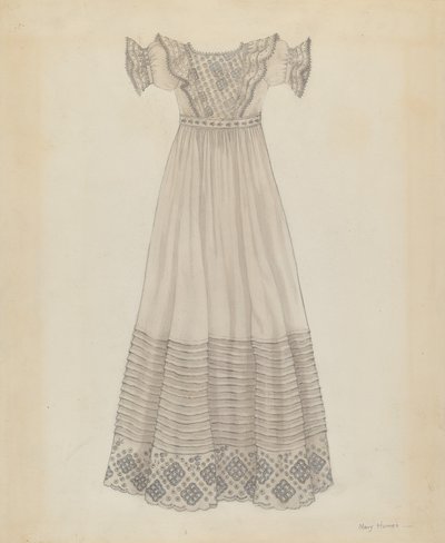 幼児のドレス、c。 1936年。 作： Mary E Humes