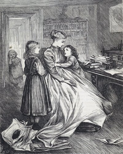 未亡人とその子供たち 作： Mary Ellen Edwards