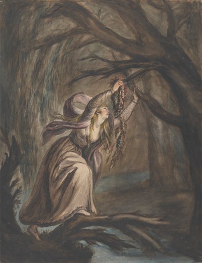 オフィーリアの死 作： Mary Hoare