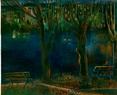 池; South End Green、2011年（船上油） 作： Mary Kuper