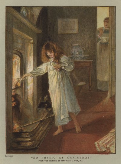 クリスマスには物理的なものはありません（chromolitho） 作： Mary L. Gow
