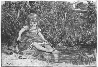 ジョージ・エリオット著「サイラス・マーナー」の一場面（1882年 作： Mary L Gow