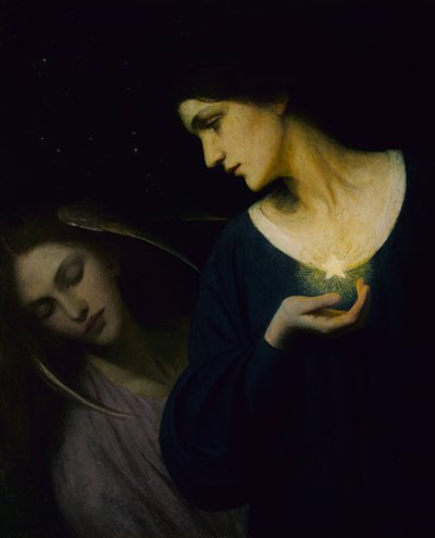 夜とその娘の眠り』1902年 作： Mary L. Macomber