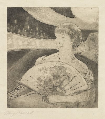 オペラボックス内 作： Mary Cassatt