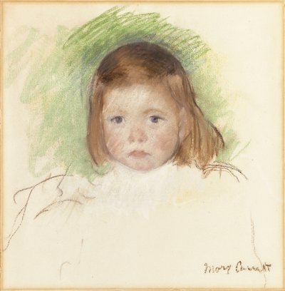 エレンメアリーカサットの肖像 作： Mary Cassatt