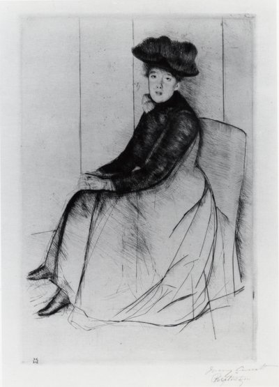 リフレクション 作： Mary Stevenson Cassatt