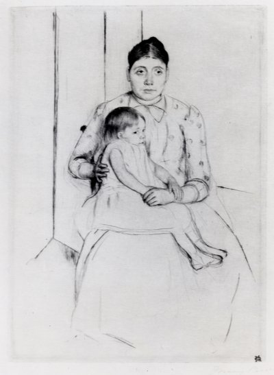 リポーズ（休息 作： Mary Stevenson Cassatt