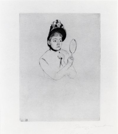 The Bonnet 作： Mary Stevenson Cassatt