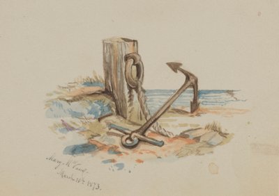 無題（係留と錨） 作： Mary Vaux Walcott