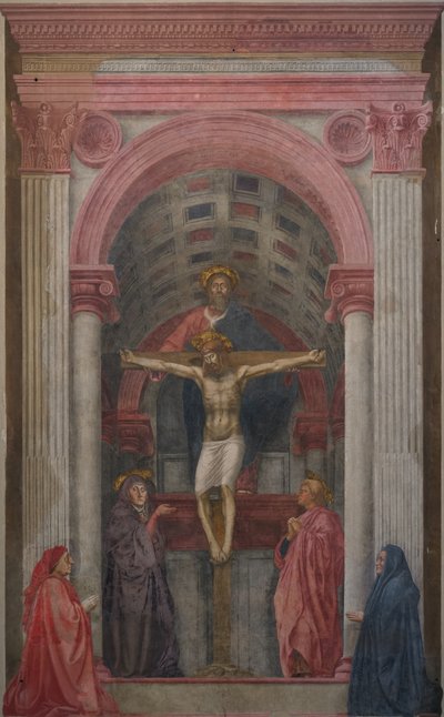聖トリニティ 作： Masaccio