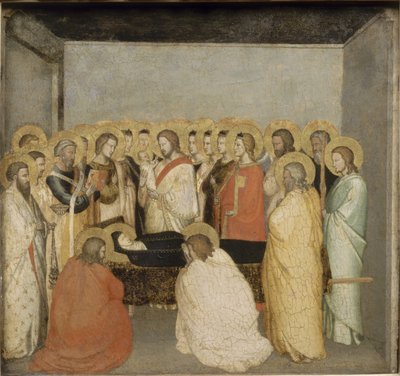 処女の死、1335年頃 作： Maso di Banco