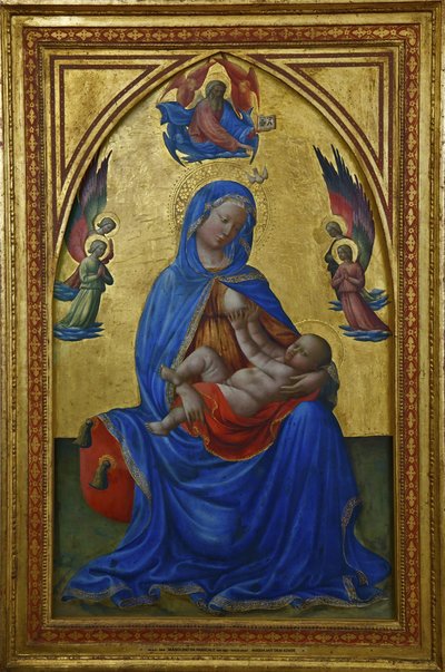 ヴァージンアンドチャイルド、1435年頃 作： Tommaso Masolino da Panicale