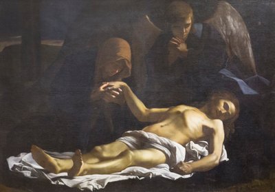 死んだキリストを嘆き 作： Massimo Stanzione