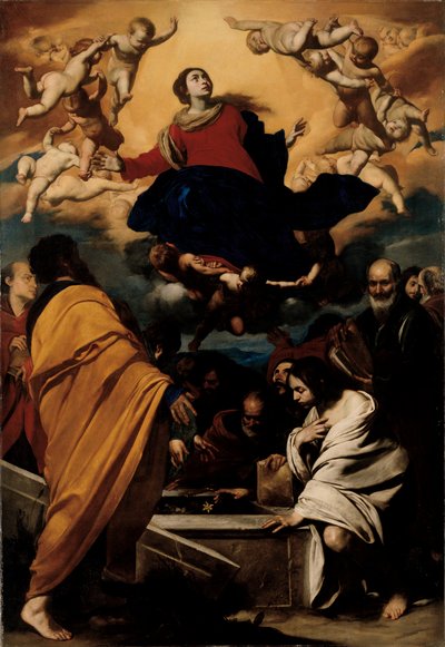 聖母被昇天、1630-1635年頃 作： Massimo Stanzione