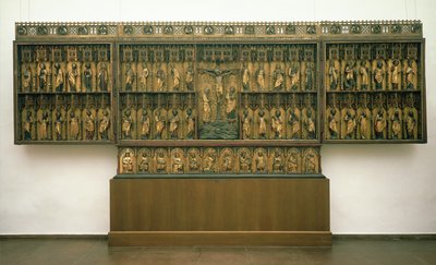 ハンブルグの聖ペテロ教会の高祭壇、グラボワー祭壇、1383年（tempera ond panel） 作： Master Bertram of Minden