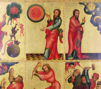 ハンブルクの聖ペテロの高祭壇の左翼、グラボワー祭壇、1383年（パネル上のテンペラ）（145257の詳細） 作： Master Bertram of Minden