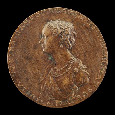 ジュリア・オルシーニ、1537～1598年、バルダッサーレ・ランゴーニの妻。 1554年[表]、1554年。 作： Master IAC. URB.