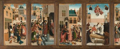 慈悲の七つのわざ 7つの慈愛の作品を持つポリプティク 作： Master of Alkmaar