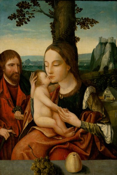 聖家族、1530年。 作： Master of Antwerp