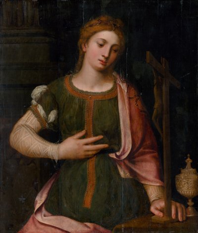 悔い改めたマリアマグダレン、1540年。 作： Master of Antwerp