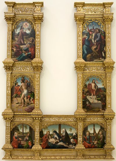 キリストの受難の祭壇画 作： Master of Astorga