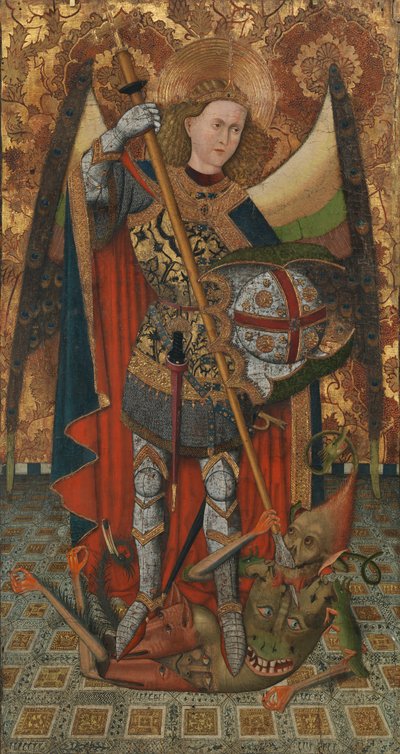 聖ミカエル、1450-1500。 作： Master of Belmonte