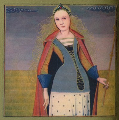 「ディド - カルタゴの女王」、1403 年、1939 年 作： Master of Berry