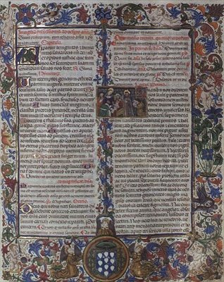 f.130: モントーヤ司教の聖務日課のページ 作： Master of Burgo de Osma